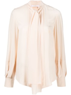 Chloé блузка с бантом Chloe