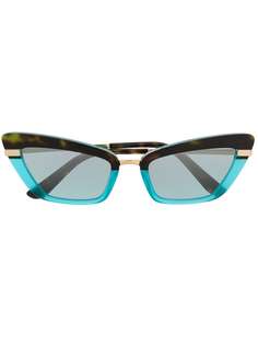 Dolce & Gabbana Eyewear солнцезащитные очки в оправе кошачий глаз