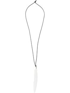 Ann Demeulemeester колье с подвеской-пером