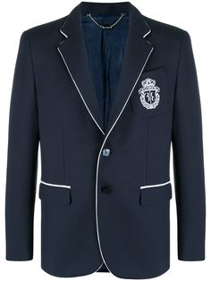 Billionaire однобортный пиджак с вышивкой