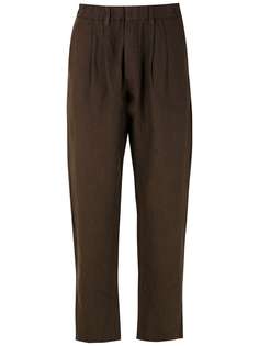 Handred Calça Pregas Linen Café