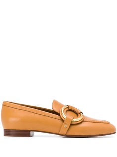 Chloé лоферы с круглой пряжкой Chloe
