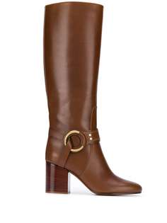 Chloé сапоги с пряжкой Chloe