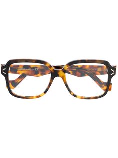 LOEWE очки в квадратной оправе черепаховой расцветки