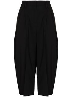 Sacai зауженные шорты с завышенной талией