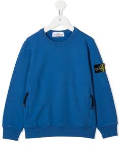 Stone Island Junior джемпер с длинными рукавами и логотипом