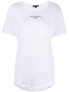 Ann Demeulemeester футболка с логотипом