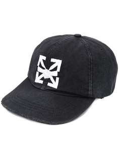 Off-White бейсбольная кепка с вышивкой Agreement