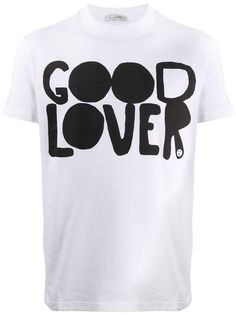 Valentino футболка с принтом Good Lover