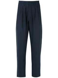 Handred Calça Pregas Linen Marinho