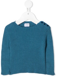 Violeta E Federico джемпер с круглым вырезом в рубчик