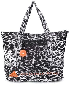 adidas by Stella McCartney сумка-тоут с леопардовым принтом