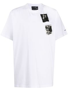 Raf Simons X Fred Perry футболка с графичным принтом
