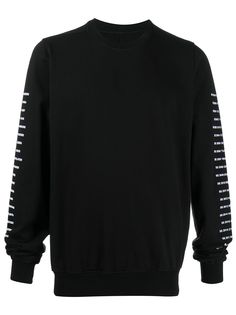 Rick Owens DRKSHDW толстовка с круглым вырезом и принтом