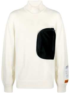 Heron Preston джемпер с нашивками