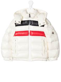 Moncler Enfant пуховик в стиле колор-блок