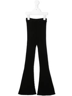 Violeta E Federico расклешенные брюки в рубчик