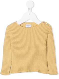 Violeta E Federico джемпер с круглым вырезом в рубчик