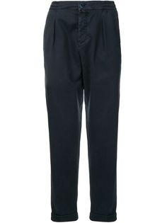 Kiton брюки прямого кроя с завышенной талией