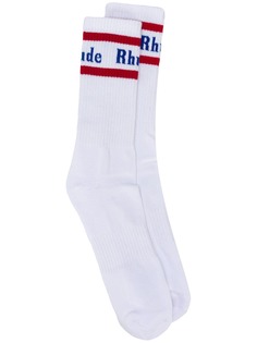 Rhude носки с логотипом