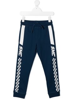 Stella McCartney Kids спортивные брюки в клетку