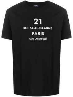 Karl Lagerfeld футболка с надписью