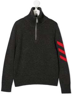 Zadig & Voltaire Kids джемпер Tim с узором шеврон