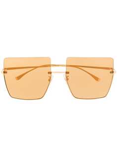 Fendi Eyewear солнцезащитные очки с затемненными линзами в квадратной оправе