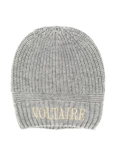 Zadig & Voltaire Kids шапка бини с вышитым логотипом