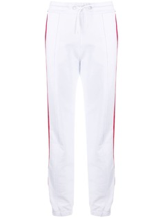 MSGM брюки с логотипами на лампасах