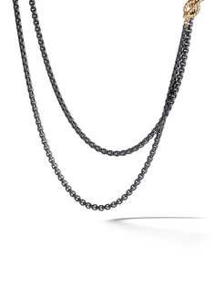 David Yurman колье DY Bel Aire из желтого золота и стали