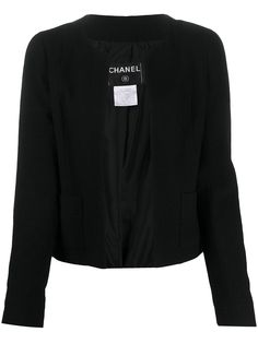 Chanel Pre-Owned жакет без застежки