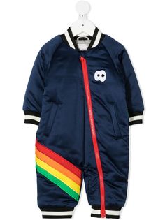 Stella McCartney Kids зимний комбинезон с принтом