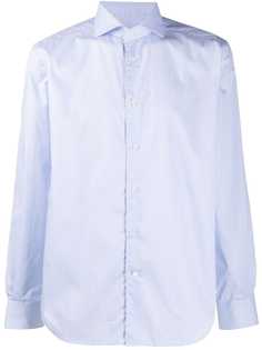 Corneliani полосатая рубашка с длинными рукавами