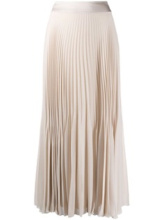 Peserico плиссированная шифоновая юбка миди