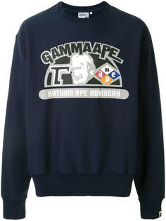 A BATHING APE® толстовка с графичным принтом Bape