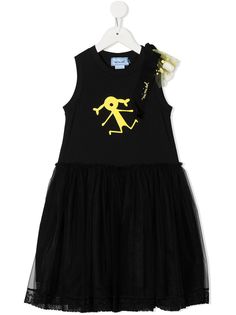 Mi Mi Sol платье без рукавов с графичным принтом