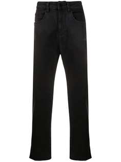 Thom Krom джинсы прямого кроя с бахромой