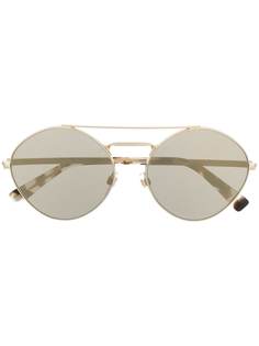 Valentino Eyewear солнцезащитные очки в круглой оправе