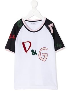 Dolce & Gabbana Kids футболка с логотипом