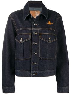 Vivienne Westwood Anglomania джинсовая куртка с вышитым логотипом