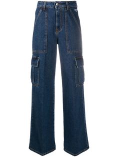 MSGM джинсы карго широкого кроя