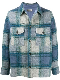 Isabel Marant клетчатая куртка-рубашка с карманами