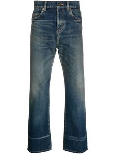 Saint Laurent прямые джинсы