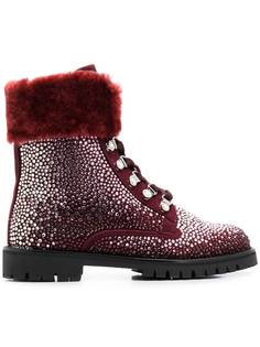 Philipp Plein ботильоны с кристаллами
