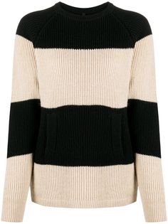 Sara Lanzi двухцветный джемпер в полоску