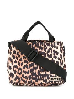 GANNI сумка на плечо с леопардовым принтом
