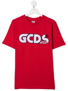 Gcds Kids футболка с нашивкой-логотипом