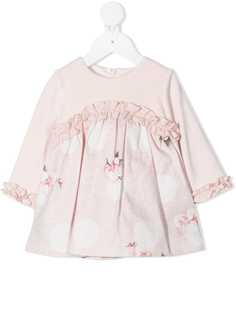 Lapin House платье с цветочным принтом и оборками