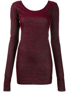 Ann Demeulemeester облегающее платье мини